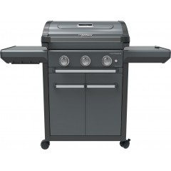 Campingaz Ψησταριά Υγραερίου Μαντεμένια Σχάρα με 3 Εστίες και Πλαϊνό Μάτι 3 Series Premium S